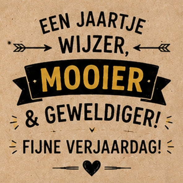 Verjaardag Craft