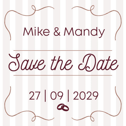 Save the date Lijnen